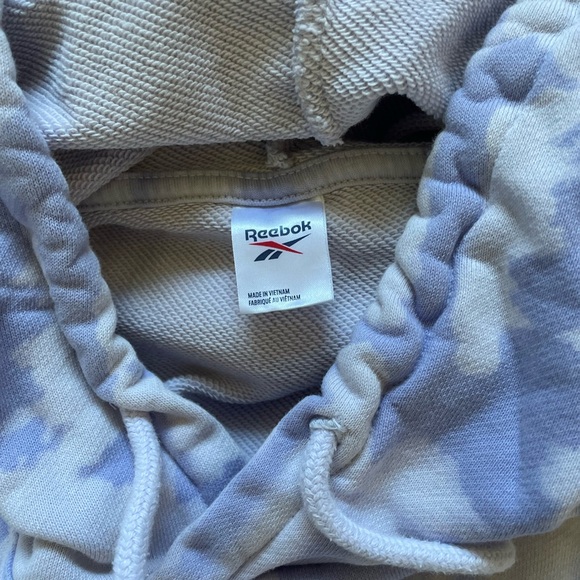 Reebok Purple & White Tye Dye Hoodie - Picture 2 of 3